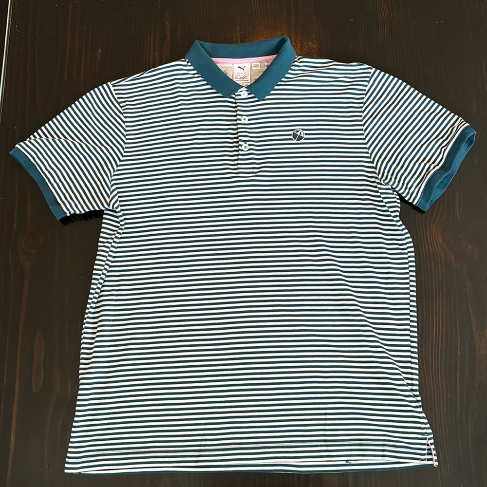 Puma Golf x Arnold Palmer Mens XL Polo Golf Shirt Green